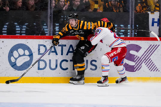 Skellefteås Anton Olsson och Timrås Noel Edfeldt