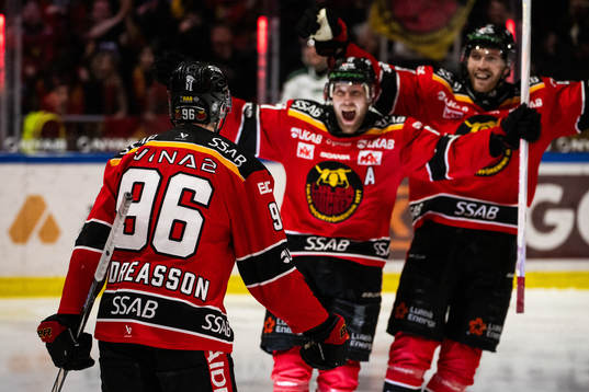 Luleås Pontus Andreasson, Linus Omark och Oscar Eklind