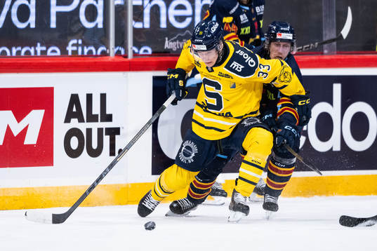 Södertäljes Filiph Engsund och Djurgårdens John Norman