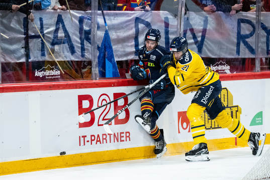 Djurgårdens Axel Andersson och Södertäljes Henrik