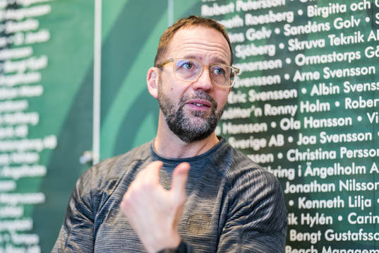 Tränare Roger Hansson
