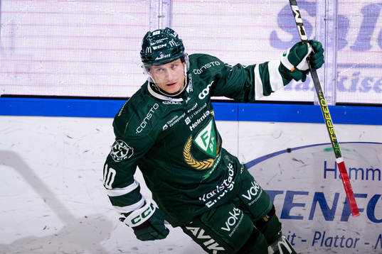 Färjestads Marcus Nilsson jublar