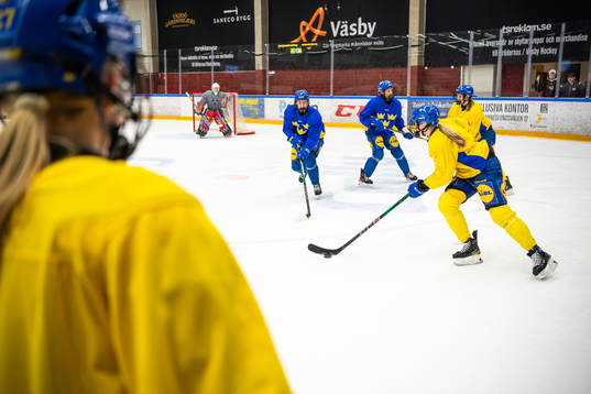 Isabelle Leijonhielm of Sweden at a practice session