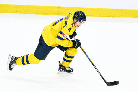 Axel Sandin-Pellikka of Sweden celebrates