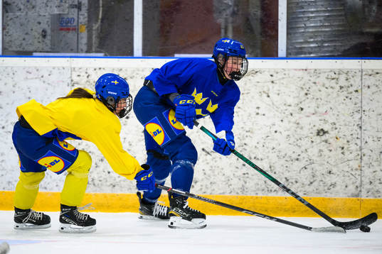 Isabelle Leijonhielm of Sweden at a practice session