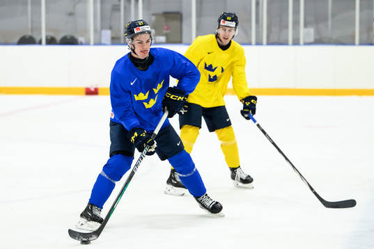 Oskar Pettersson of Sweden at a practice session