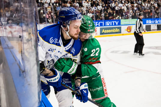 Rögles Samuel Jonsson och Leksands Lucas Elvenes