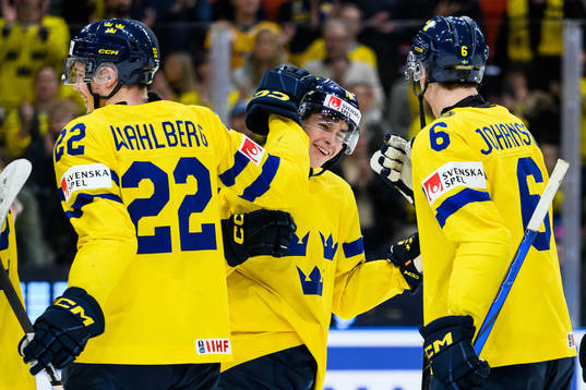 Anton Wahlberg, Felix Unger Sörum and Anton Johansson of