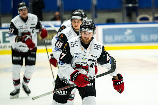 Malmö Redhawks Joakim Ryan jublar