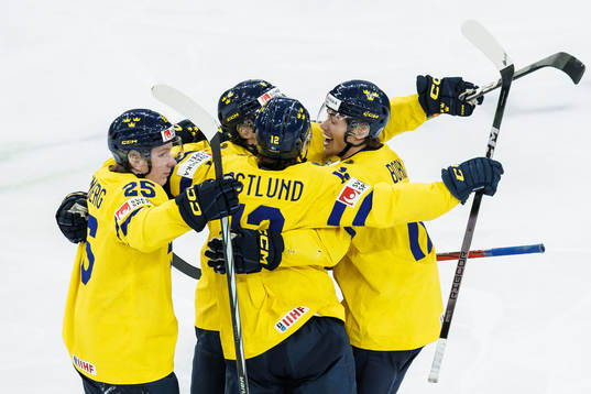 Axel Sandin-Pellikka of Sweden celebrates with Noah