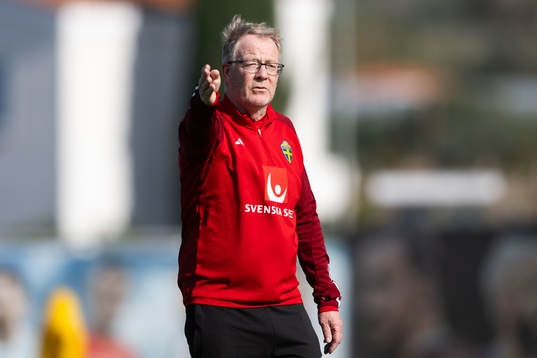 Scout Lasse Jacobsson of the Swedish men's football