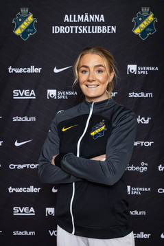 AIKs nyförvärv  Ellen Schampi poserar för porträtt den 6 januari 2024 i Stockholm. 