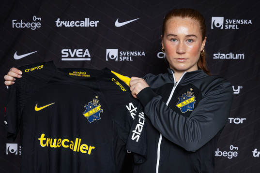 AIKs nyförvärv Ella Reidy poserar för porträtt den 6 januari 2024 i Stockholm. 
