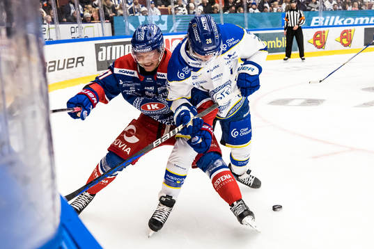 Oskarshamns Johan Johnsson och Leksands Justin Glenn Kloos