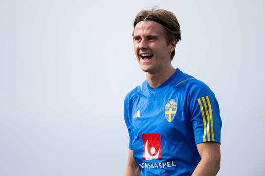 Erik Ahlstrand of the Swedish men's football national team