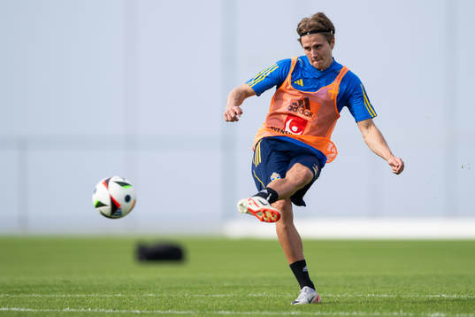 Erik Ahlstrand of the Swedish men's football national team