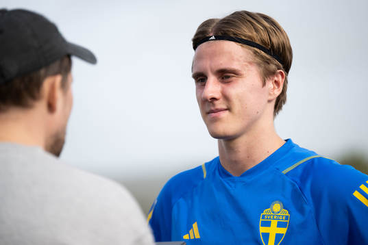 Erik Ahlstrand of the Swedish men's football national team