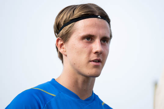 Erik Ahlstrand of the Swedish men's football national team