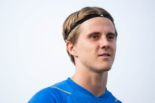 Erik Ahlstrand of the Swedish men's football national team