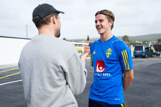 Erik Ahlstrand of the Swedish men's football national team