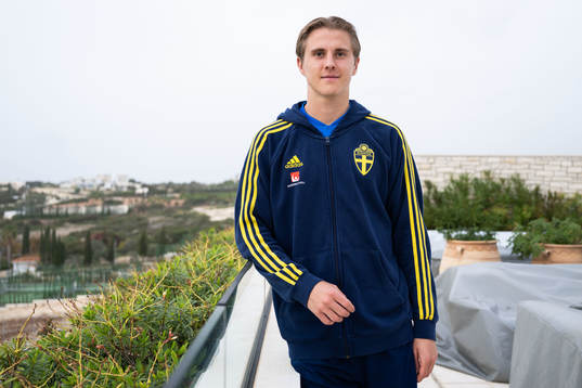 Erik Ahlstrand of the Swedish men's football national team