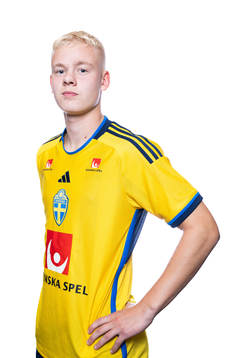 Otto Rosengren of the Swedish men's football national team pose for a portrait