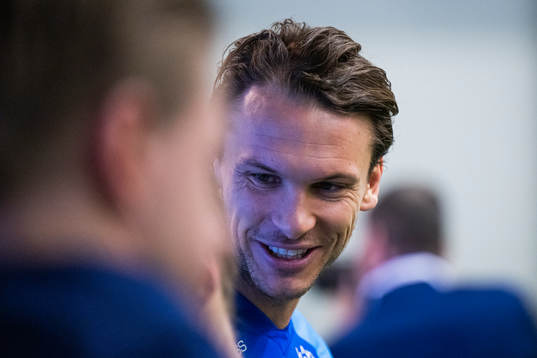 Djurgårdens Hampus Finndell och Albin Ekdal