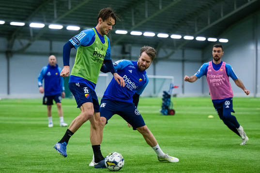 Djurgårdens Albin Ekdal och Jacob Une Larsson