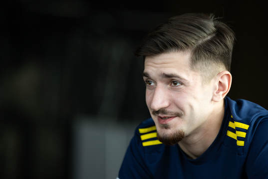 Armin Gigovic of the Swedish men's football national team