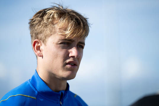 Oskar Fallenius of the Swedish men's football national team