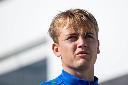 Oskar Fallenius of the Swedish men's football national team