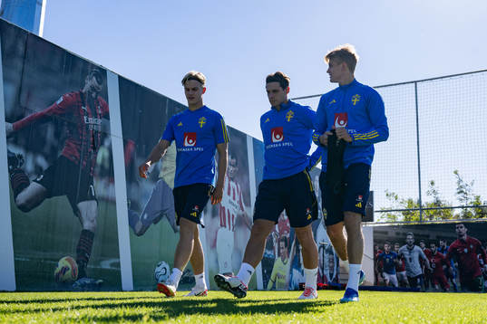 Lucas Bergvall, Kevin Ackermann and Oskar Fallenius of the