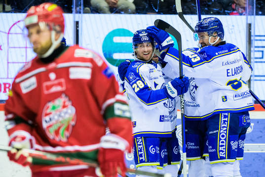 Leksands Justin Glenn Kloos  jublar