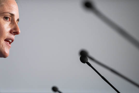 Gemma Grainger, head coach of the Norwegian women's