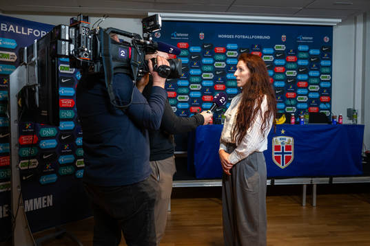 Lise Klaveness, president of the Norwegian Football
