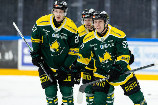 Östersunds Viktor Granholm jublar