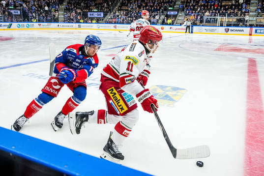 Oskarshamns Jonas Engström och MoDos Daniel O´regan