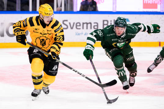Skellefteås Jonathan Johnson och Färjestads Oscar Lawner