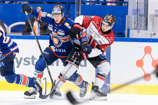 Växjös Elias Rosén och Örebros Glenn Gustafsson