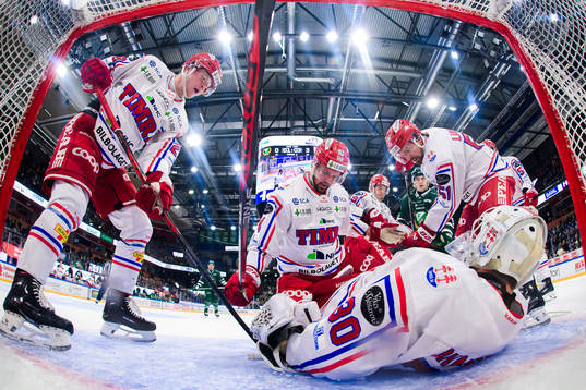 Timrås Simon Forsmark, Tim Erixon, Anton Lander och