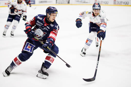 Linköpings Vilmos Gallo och Växjös Marcus Sylvegård