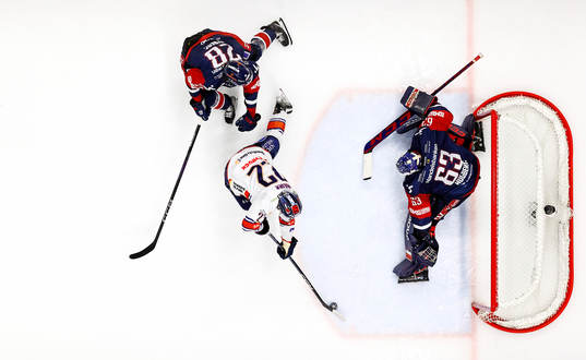 Mål 1-2 av Växjös Tobias Rieder förbi Linköpings