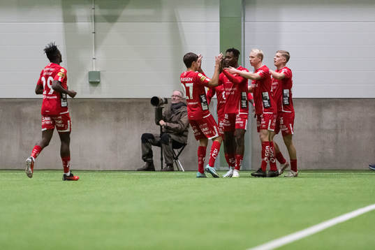 Elfsborgs Jalal Abdullah jublar efter 1-0
