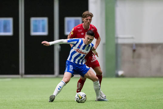 Odenses Johannes Selvén och Elfsborgs Noah Söderberg