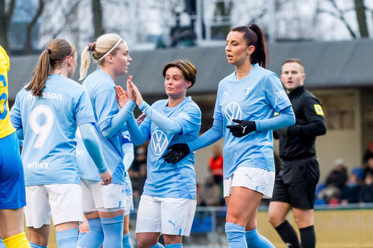 Malmö FFs Malin Gunnarsson jublar