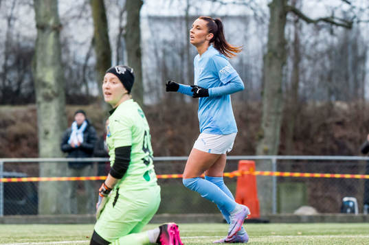 Malmö FFs Malin Gunnarsson jublar
