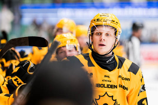 Skellefteås Linus Lindström jublar