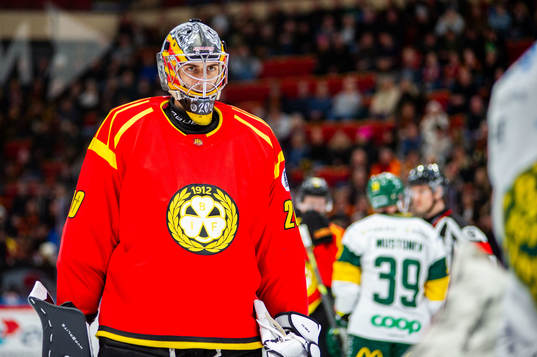 Brynäs målvakt Damian Clara