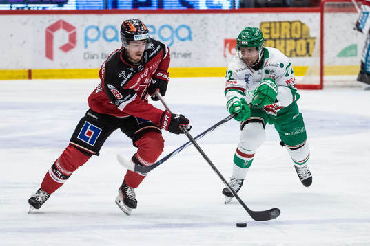 Örebros Samuel Johannesson och Rögles Daniel Zaar