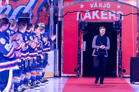 Tidigare Växjöspelaren Alexander Johansson före